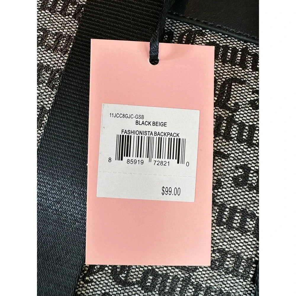 📚✏️🚌BACK TO SCHOOL Juicy couture blk backpack nwt - Picture 5 of 11